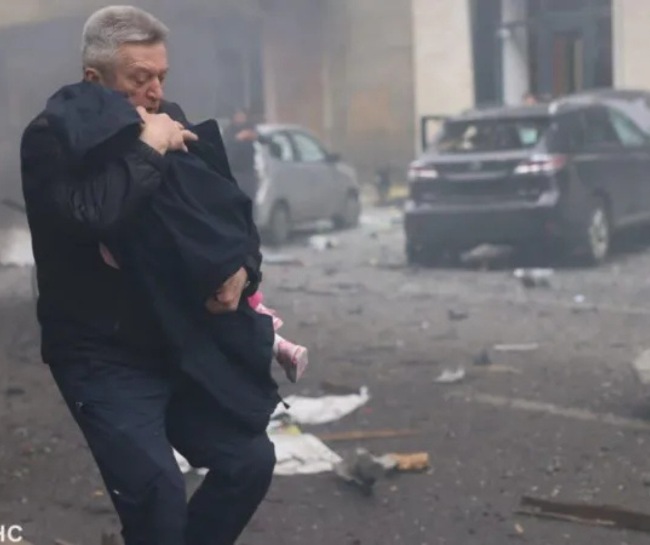 Children Killed in Russian Bombing