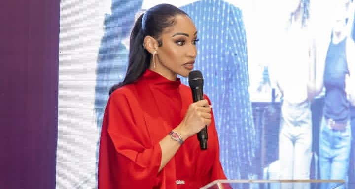 Layal Jade Tinubu speaking during a Be Empowered entrepreneurship programme.