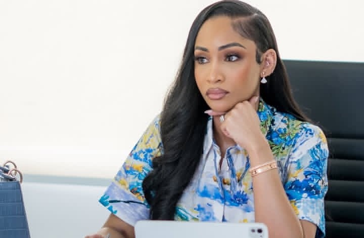 Layal Tinubu speaking at a Be Empowered entrepreneurship programme for women.