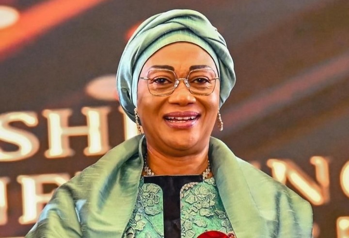 Remi Tinubu promoting social welfare programs in Nigeria