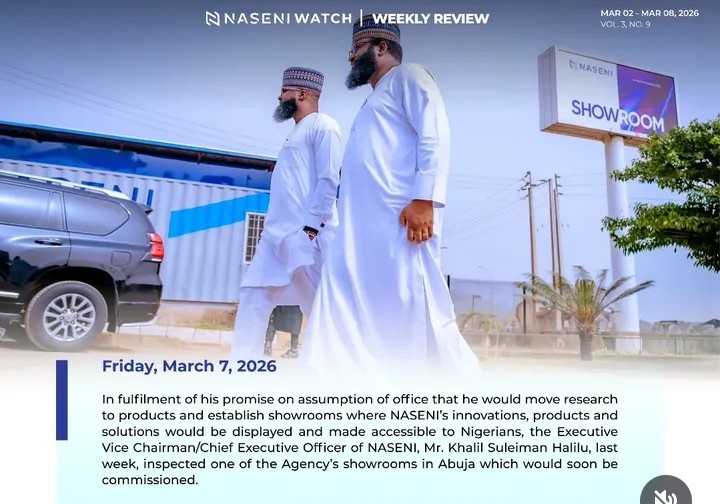 NASENI innovation showroom inspection in Abuja